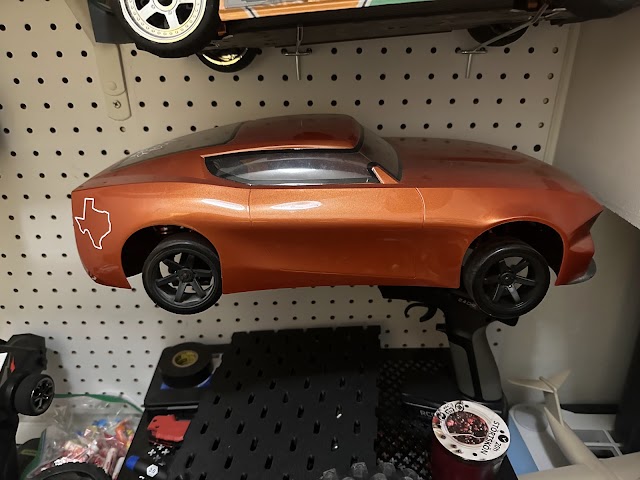 Orange Corvette Touring Car